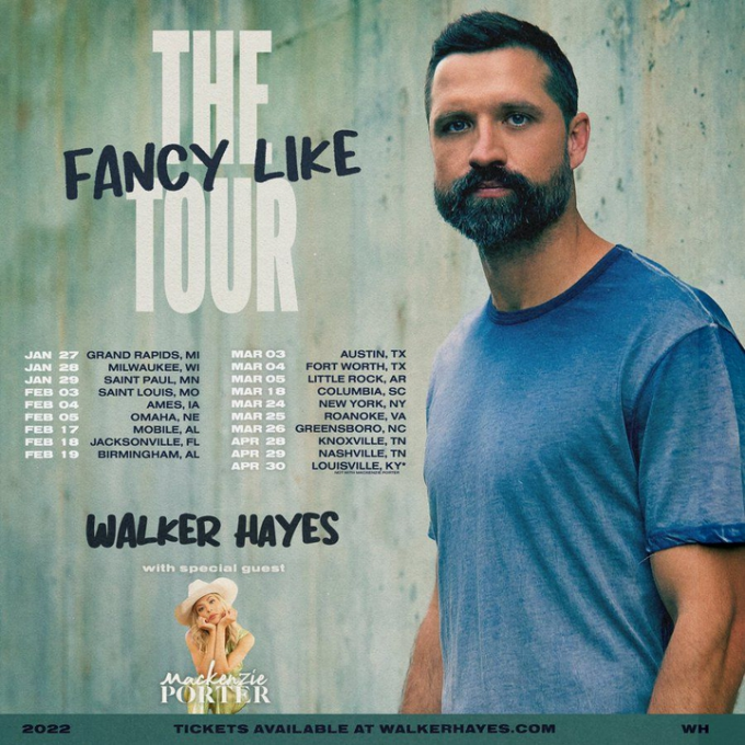 Walker Hayes Tickets 22nd October Denny Sanford Premier Center