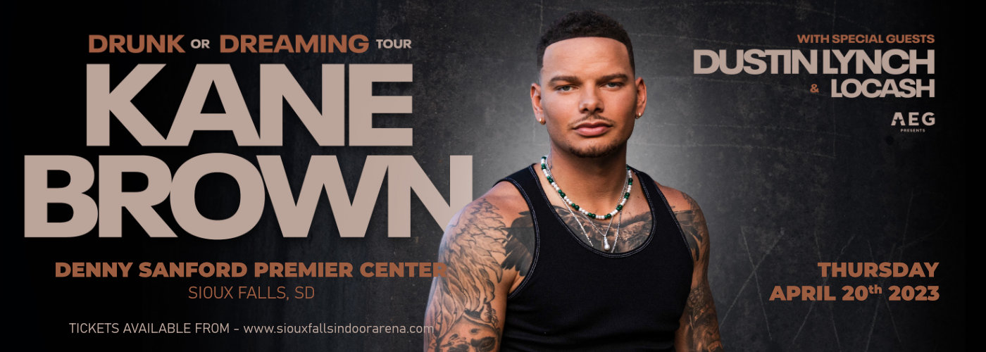 Kane Brown, Dustin Lynch & LoCash at Denny Sanford Premier Center tickets Kane Brown, Dustin Lynch & LoCash at Denny Sanford Premier Center