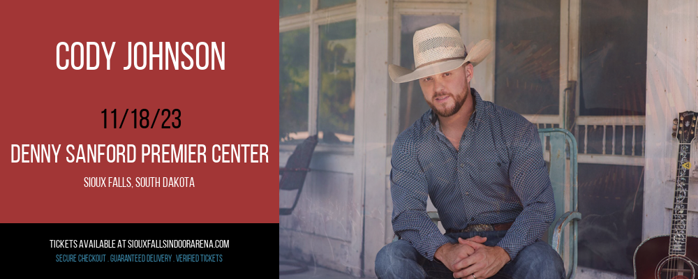 Cody Johnson at Denny Sanford Premier Center